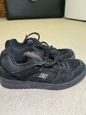 DC Men’s Black Suede Skate Sneakers